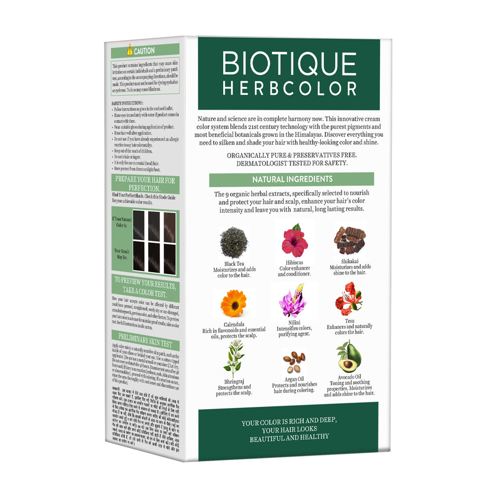 Herbcolor Natural Black- 1N, 60g+140ml