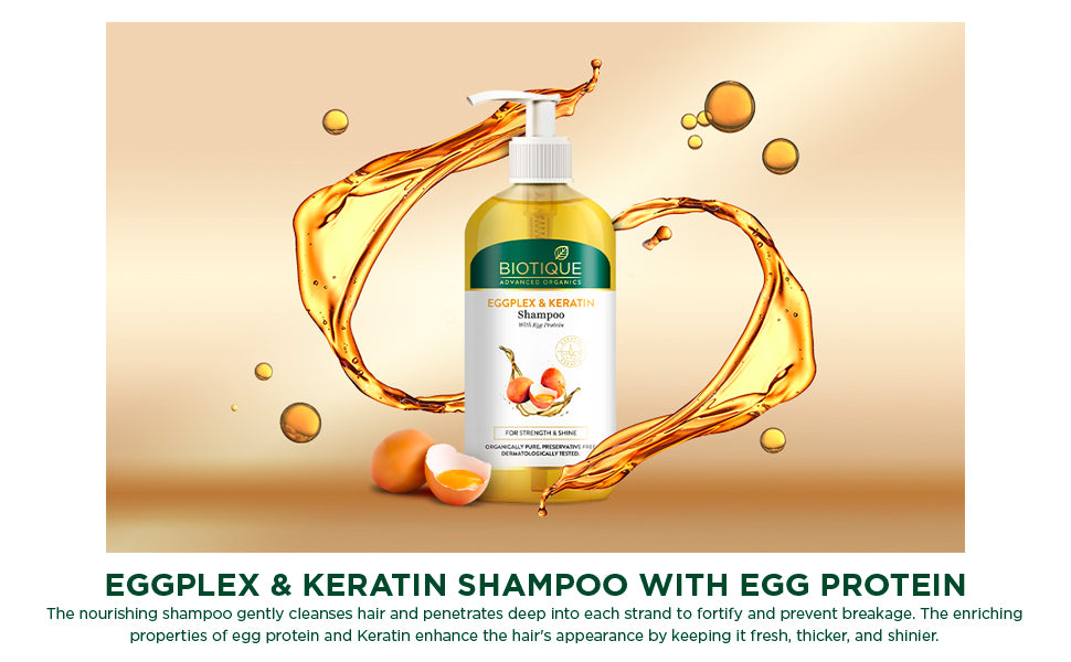 BIOTIQUE EGGPLEX & KERATIN Shampoo 300ml