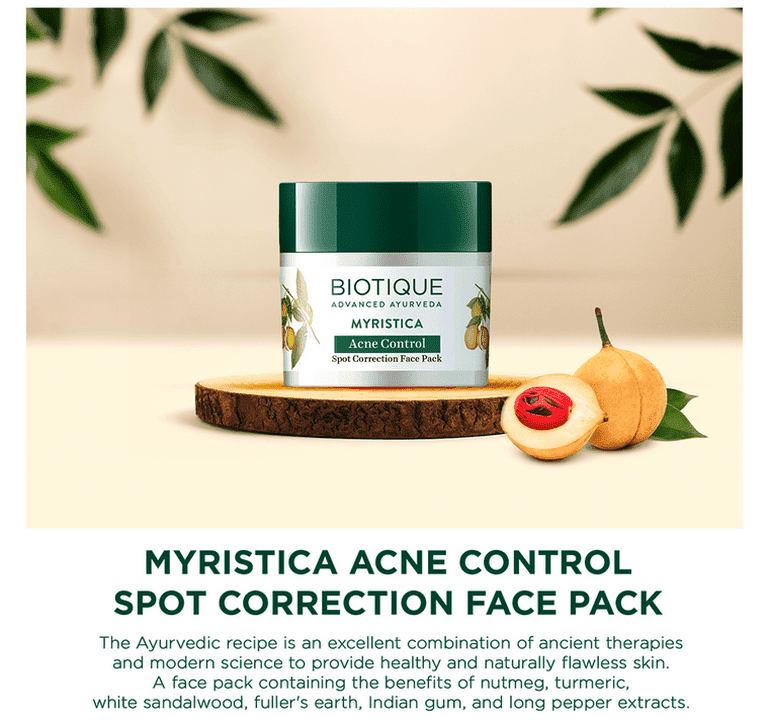 Myristica acne control spot correction face pack 20gm