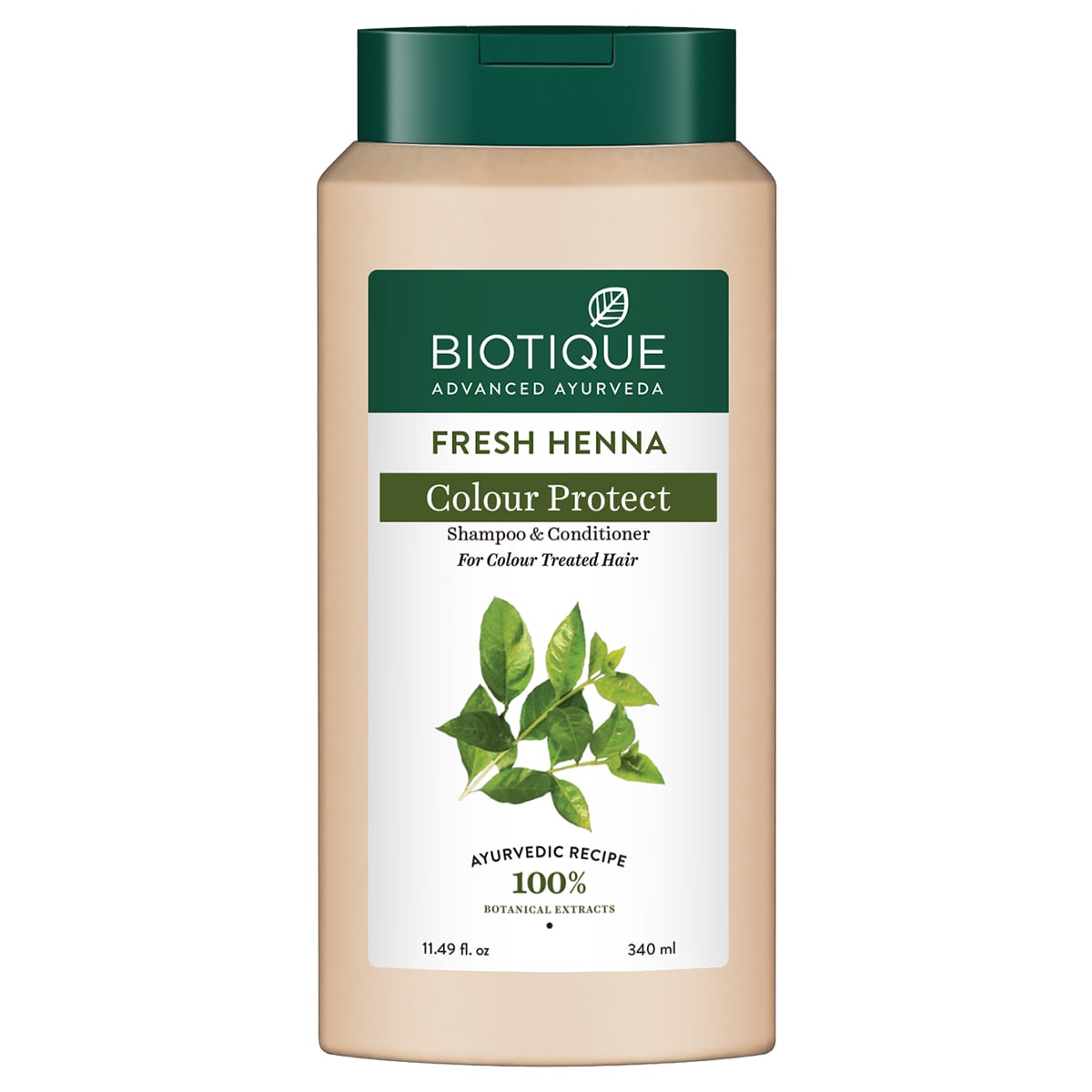 Biotique Fresh Henna Colour Protect Shampoo with Conditioner 340ml (Pack of 2)