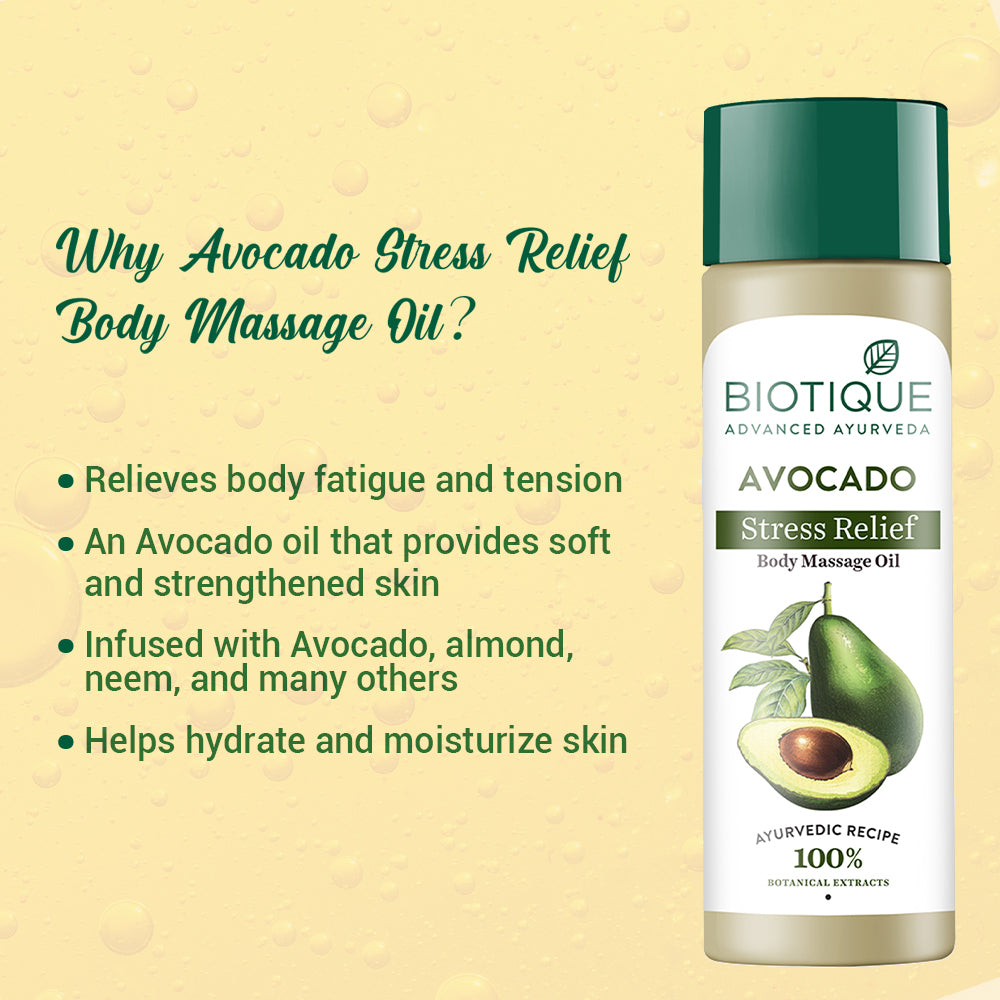 AVOCADO Stress Relief Body Massage Oil