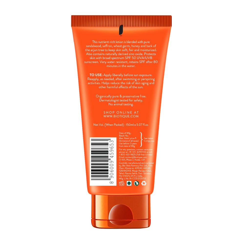 Sandalwood Sunshield SPF 50 Lotion 150ml