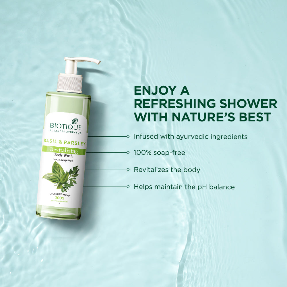 BASIL & PARSLEY Revitalizing Body Wash