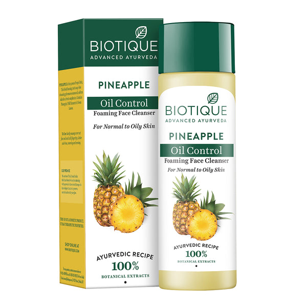 Biotique Bio Pineapple Oil Control Foaming Face Wash, 200 ml